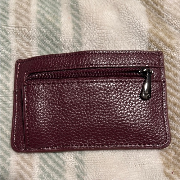 Lug Purple Wallet Compact Pebbled Design - Picture 2 of 5